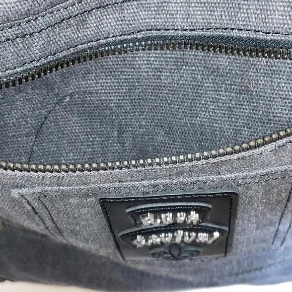 ROCK REVIVAL Gray Canvas Messenger Bag, Crossbody, Shoulder Tote13x16 - Picture 8 of 8